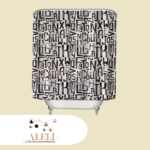 Cortina de Baño Teflon c/ganchos